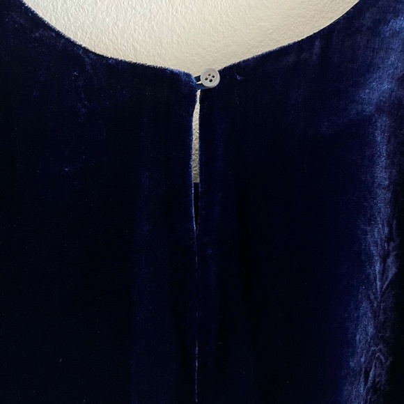 J. Crew Velvet Top, Navy - NWT - Picture 7 of 8